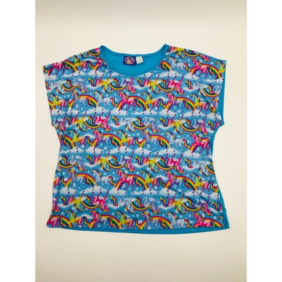 Lisa Frank Other - Lisa Frank Women's Unicorn Pajama Top Blue 2X Plus